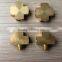 Brass pex pipe fitting /cross square fitting
