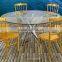 Modern Tempered Glass Dining Table for Hotel