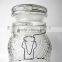 3L airtight vintage traditional round clip top preserve glass bottles