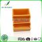Colorful China factory office container simple design bamboo pen holder