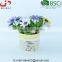 BSCI Audit Factory with screen printing rabbit fabric plant pot cover bag for flower pots