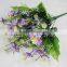 Cheap artificial wildflower bouquet decorative landscaping lilac wildflower bouquet Foshan factory