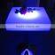 Illuminated color changing suqare top led glowing cocktail tables