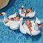 2017 fashion leasure giant white swan swimming inflatable toys flamingo pool float for adults and kids water games party toys
