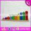 2017 New design preschool stacking blocks wooden baby toys W13D125
