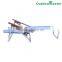 5-Position Lightweight Lay Flat Aluminum Folding Portable Reclining Chair