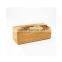 Aonong 100% Bamboo Tissue Box/Napkin Box /Paper holder Tidy Stationery Multifunction Desk Organiser