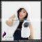CX-C-242G Women Fashion Fur Hooded Scarf Winter Warm Rex Rabbit Fur Hat