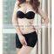 hot sexi girl wear sexy nipple bra panty set