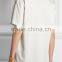 Oversized white printed cotton print t-shirt for sale