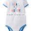 100% Cotton Baby Rompers Printed Color Short Sleeve Baby Onesie