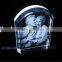 Couple pic 2D laser engraving crystal