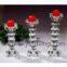 crystal candleholder/ crystal candlesticks