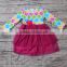 2016 hot sale new design kids dress long sleeve unique baby girls dresses