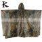 Green Camo Poncho Birds