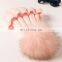 Matching color raccoon fur pompom/pompon hats wholesale winter hats