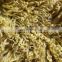 24x48" Ivory Tibetan Lamb Faux Fur Area Rug highly-textured fur long crimped pile
