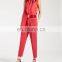 Summer Sleeveless Red Casual Jumpsuits For Women