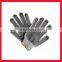 polka dot cotton glove/pvc coated work gloves