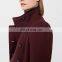 Custom New Style Classic Red Button Belt Slim Fit Lady Winter Jacket