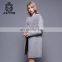 New fashion high qualit full length fitted women cashmere casual woolen coat