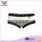 Uniqe design black lace printed classy comfortable cheap girl underwear