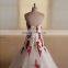 2016 Beaded Detachable Straps Colored Wedding Dress