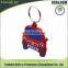 Personalized High quality Custom car shaped 3D Soft PVC Keychain