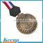 Customized Military Medal with Ribbon in Metal Crafts