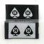 Factory wholesale clothing woven label with custom logo