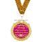 Customized gold metal souvenir medal gifts for Christmas