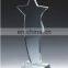 new design crystal glass award trophy gift with stars guangzhou wholesale price
