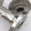 Stainless steel flexible braided metal hose for pump connector with flange ends