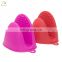 Anti-heat cooking kitchen silicone oven glove with fingers