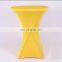2020  hot sell 100%polyester good elastic cocktail table cover