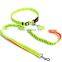 Explosion-proof rushed elastic nylon pet running traction rope dog leash
