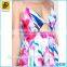 New Fashion Design Sexy Tropic Print Romper Dress For Women