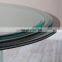 glass top wedding dining round table