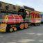 High performance amusement train park rides for shopping mall