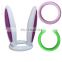 Cute inflatable rabbit heads rings throw game toss set inflatable ring toss game