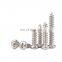 Stainless steel Self-tapping Screws Pan Head M2-M6 Nickel Finish Phillips Drive
