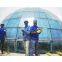Xuzhou LF steel structural glass building dome roof