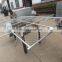 Temporary Chain Link Fence Panels with barb wire