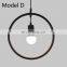 Decorative Bar Restaurant Iron Pendant Light E27 Vintage Lamp Fixtures