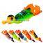 10 color floating duck 9cm rotating fin road 11g rotating tractor thunder frog bionic bait