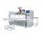High speed semi automatic corrugated carton box stitching machine double servo drive