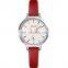 High quality women leather strap japan movt skemi waterproof quartz watch