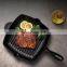 BBQ Super Heat Resistant Breakfast Square Griddle Non-Stick Sandwich Cast Iron Pan