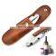 Portable Buy Premium Colors Bartending Cork Screw Handle Engraved Knife Wooden Wine Opener