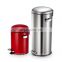 High quality colored pedal dust bin